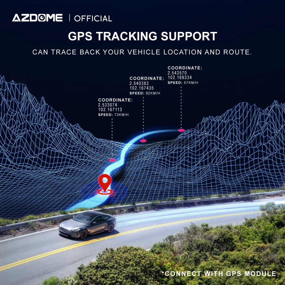 AZDOME AR09 1440P/2K Ultra HD Mirror Dash Cam