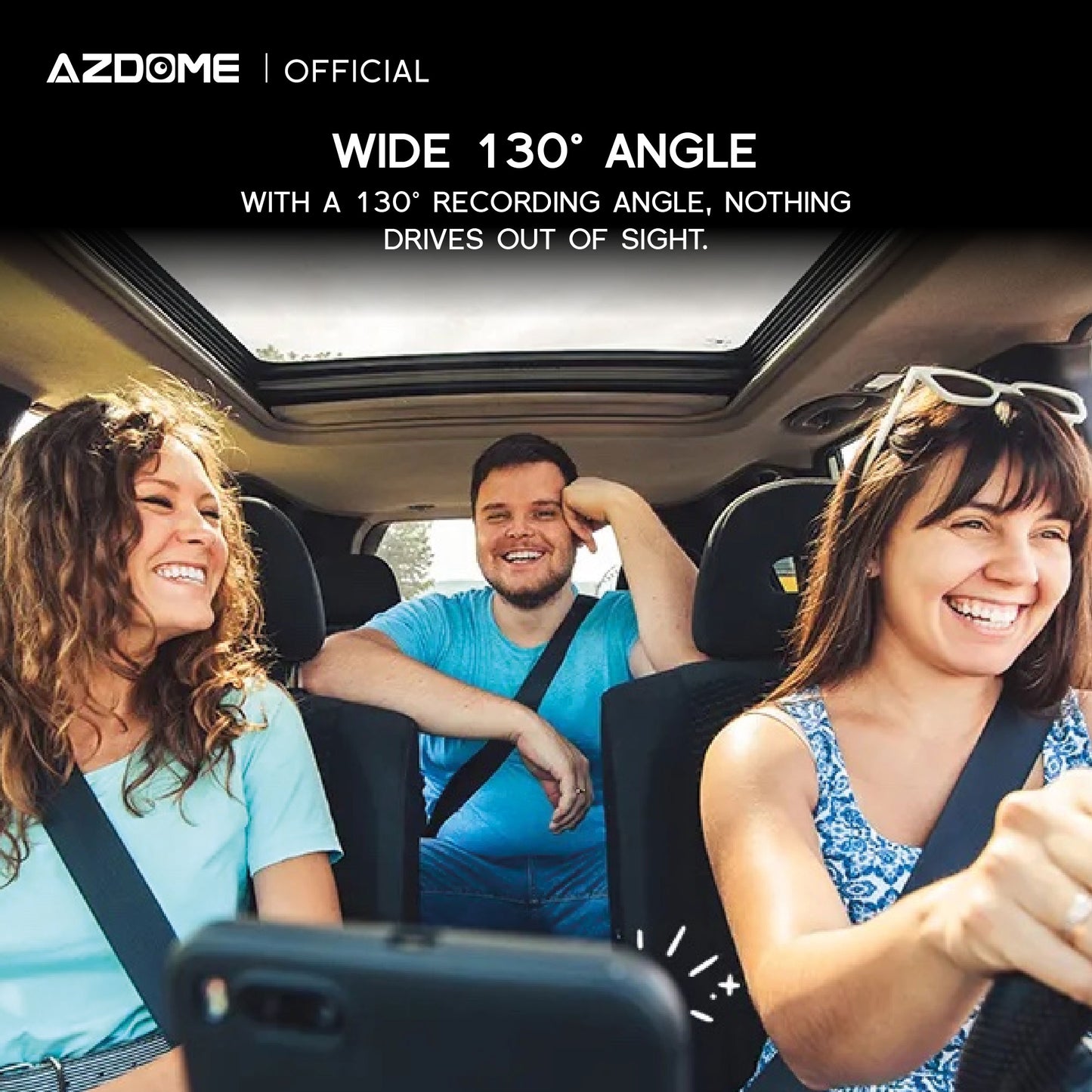 AZDOME Cabin Camera for M550PRO Dash Cam