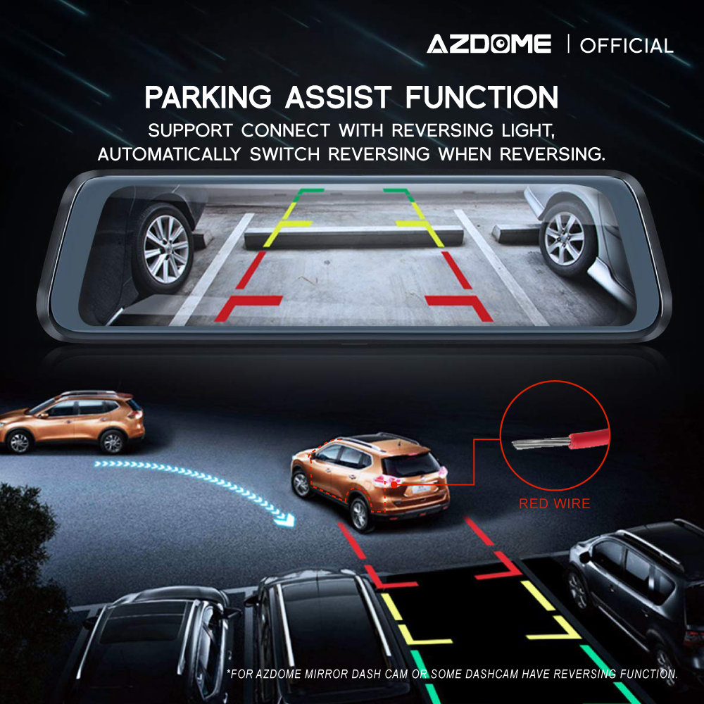 AZDOME 10 Meters Extension Rear Cam Cable