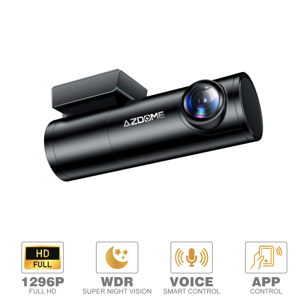 AZDOME M300 1296P Full HD Dash Cam