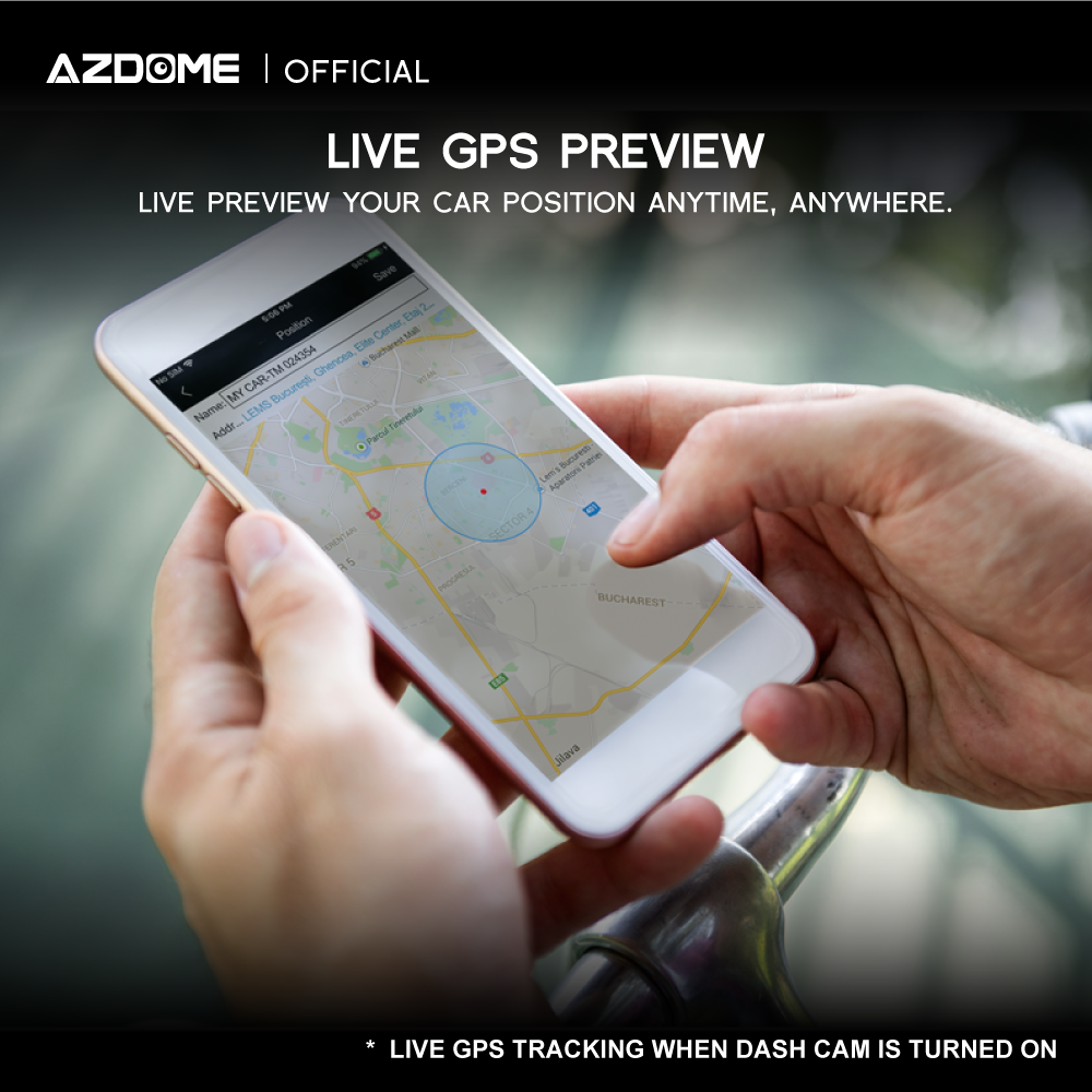 AZDOME PG18-G 1080P Full HD Mirror Dash Cam