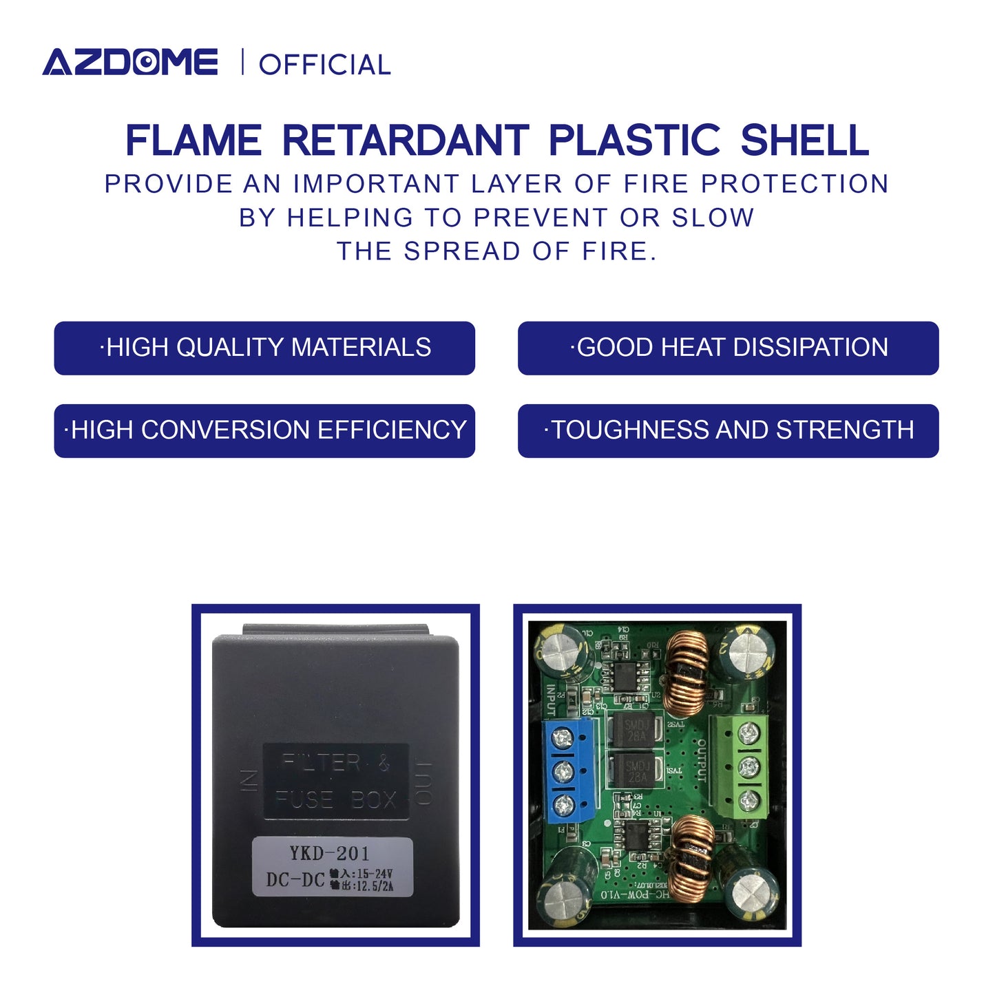 AZDOME YKD-201 Voltage Buck & Converter