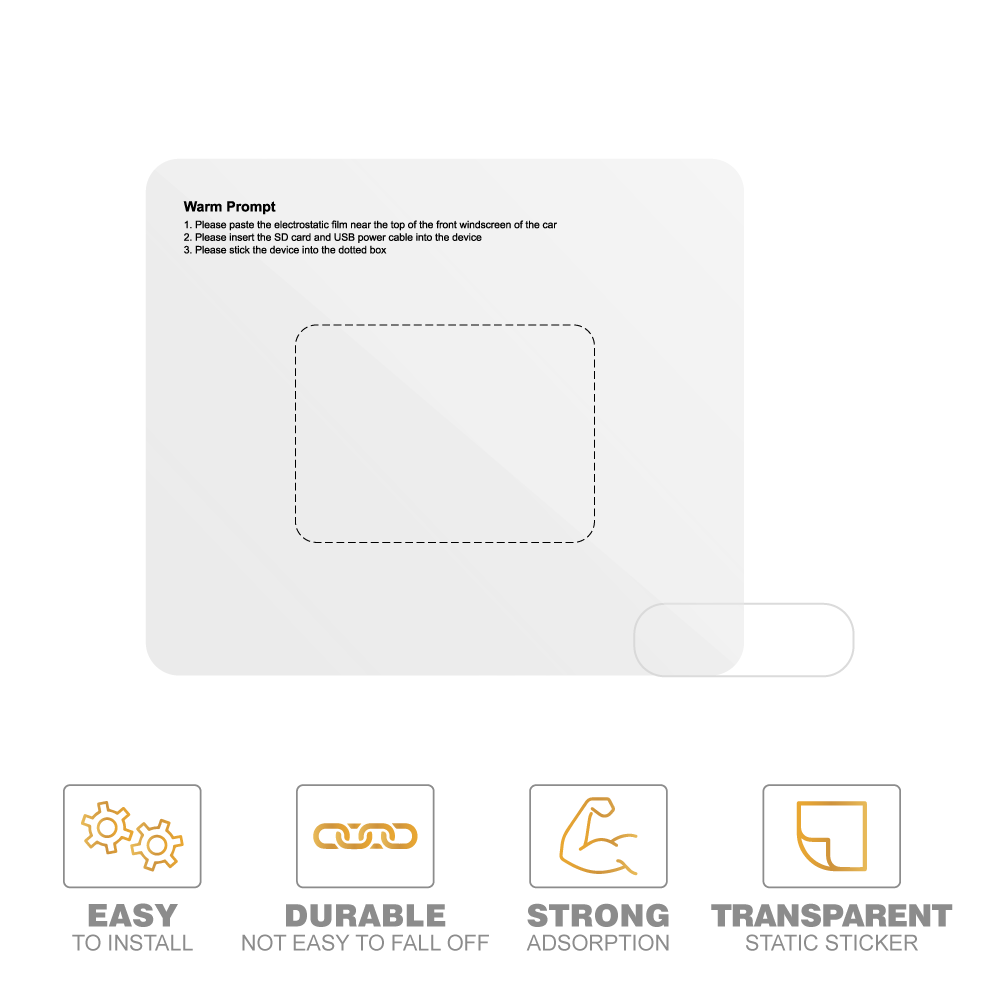 AZDOME Electrostatic Sticker