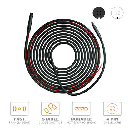 AZDOME 10 Meters Extension Rear Cam Cable
