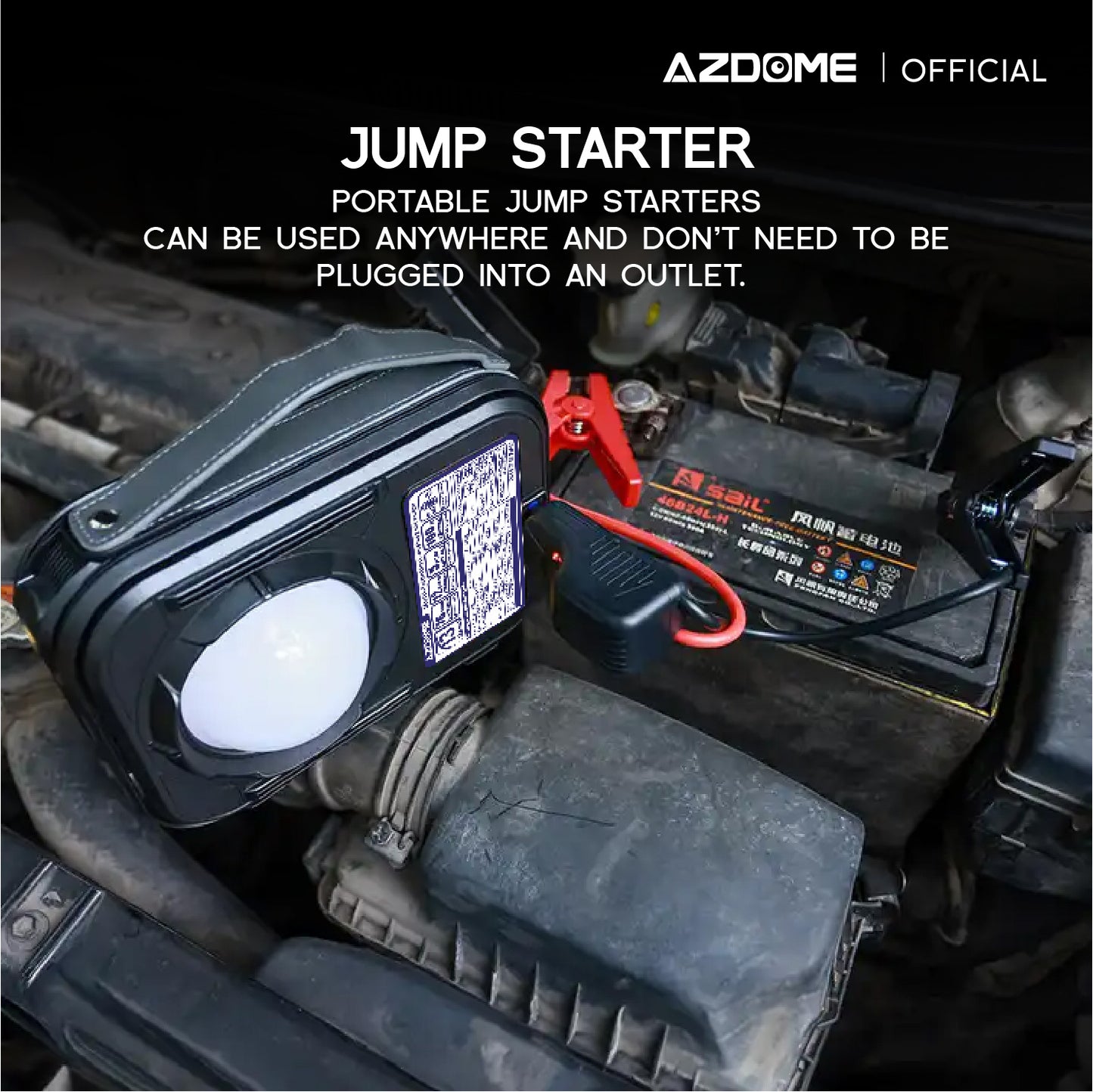 AZDOME 5 IN 1 Multi-function Car Jump Starter