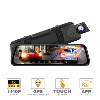 AZDOME AR09 1440P/2K Ultra HD Mirror Dash Cam – AZDOME OFFICIAL