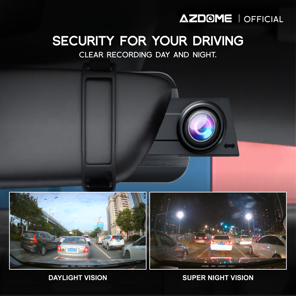 AZDOME AR09 1440P/2K Ultra HD Mirror Dash Cam