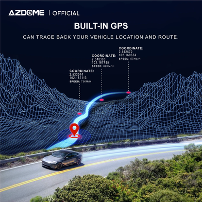 AZDOME M27S 1080P Full HD Dash Cam