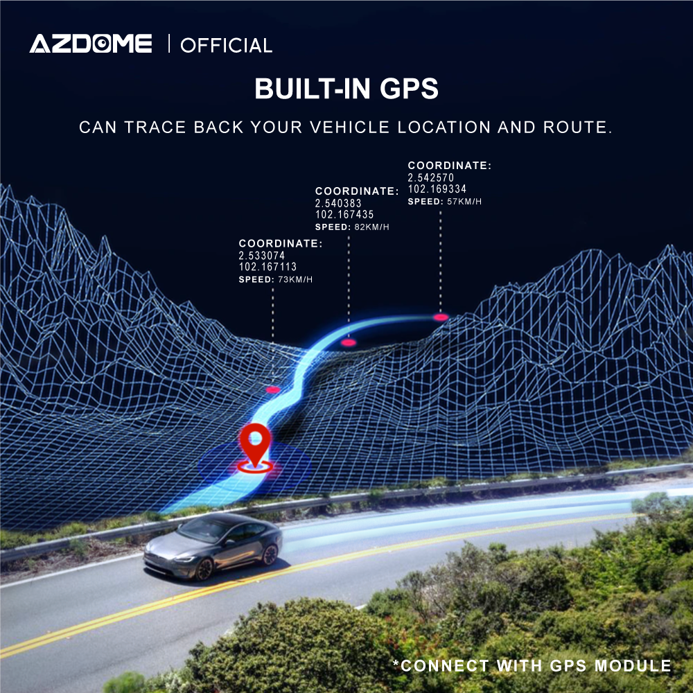 AZDOME BN03 1440P/2K Quad HD Dash Cam