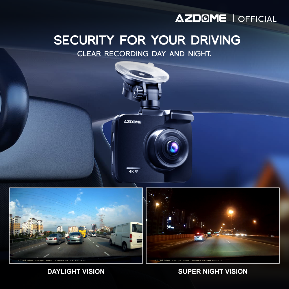 AZDOME GS63HPRO 2160P/4K Ultra HD Dash Cam