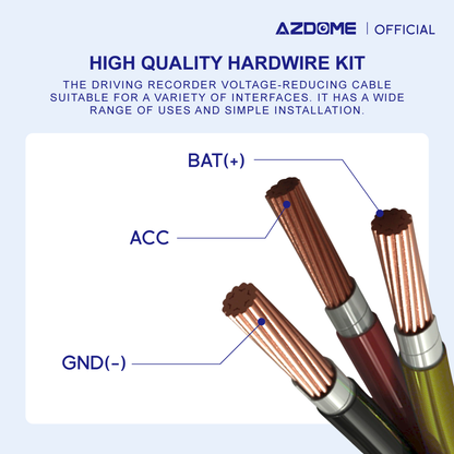 AZDOME HT03 Hardwire Kit