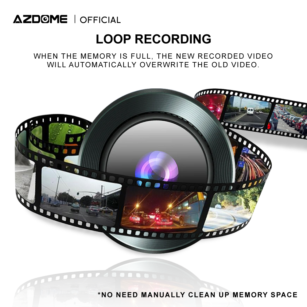 AZDOME M600 1080P Full HD Motorcycle Dash Cam