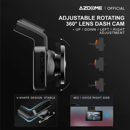 AZDOME M63Lite 2160P/4K Ultra HD Dash Cam