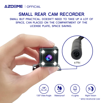 AZDOME Rear Camera WR02 / WR03 / WR05 / WR06 Model