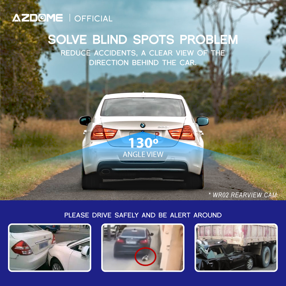 AZDOME Rear Camera WR02 / WR03 / WR05 / WR06 Model