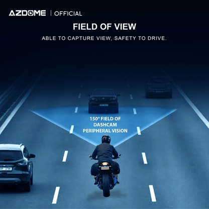 AZDOME M600 1080P Full HD Motorcycle Dash Cam