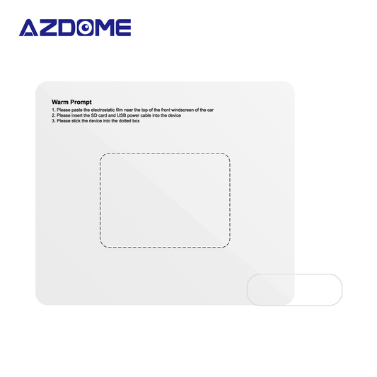 AZDOME Electrostatic Sticker