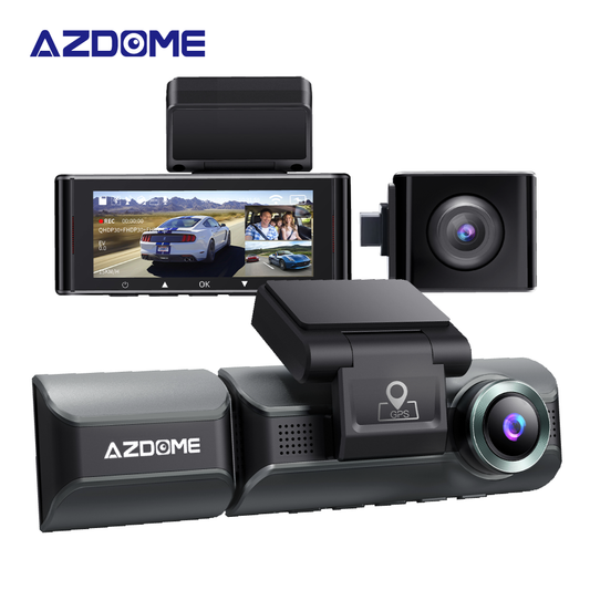 Azdome M550 PRO, 4K, 3 Channels Dashcam