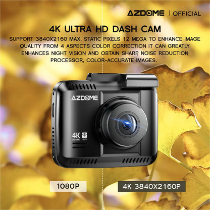 AZDOME GS63HPRO 2160P/4K Ultra HD Dash Cam